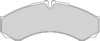ABEX AVR122 Brake Pad Set, disc brake